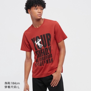 พร้อมส่ง Uniqlo เสื้อยืดแขนสั้น พิมพ์ลาย PHRASES OF Marvel Marvel สําหรับผู้ชาย และผู้หญิง 448583