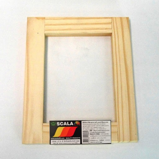 Scala กรอบขนาด 6×8 / 6x10 / 8x10 นิ้วพร้อมขึงผ้าสกรีน 53T(1350) #2300