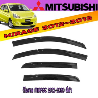 กันสาด MIRAGE 2012-2020 สีดำ