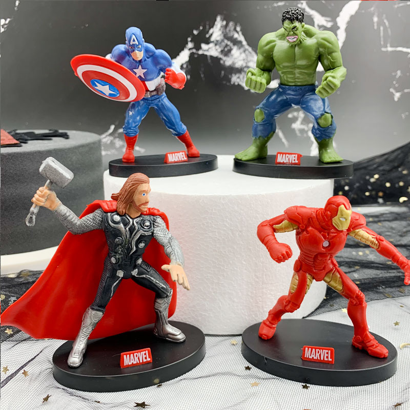 ประหลาดใจ เวนเจอร์ส, แบทแมน, สไปเดอร์แมน, ตุ๊กตาตัวละครไอรอนแมน, อุปกรณ์ของเล่น, ท็อปเปอร์เค้กวันเกิด, ของขวัญวันเกิดเด็ก - รูปที่ 4