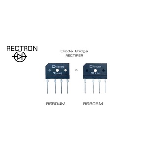 RS804M RS805M Diode Bridge Rectifiers "RECTRON" ถูกที่สุดในโลก