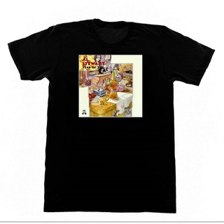 แขนสั้นcrew neckAl Stewart เสื้อยืดผ้าฝ้าย 100% พิมพ์ลาย Peter Gabriel ปีแมว 225 ของขวัญS-XXXXL
