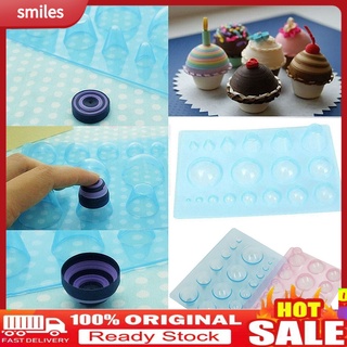 Smiles แม่พิมพ์พลาสติก รูปโดม 3D ขนาดเล็ก 13x20 ซม. สําหรับทํางานฝีมือ DIY