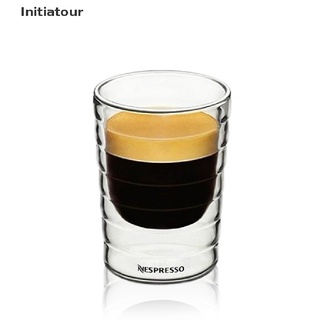 [Initiatour] แก้วมัก แบบสองชั้น กันความร้อน สําหรับใส่กาแฟ Nespresso