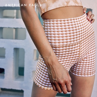 Aerie Gingham Bike Short กางเกง ผู้หญิง ขาสั้น (AAP 070-5435-158)