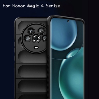 เคสโทรศัพท์ซิลิโคน แบบนิ่ม กันกระแทก สําหรับ Honor Magic 4 Pro Lite 4Pro 4Lite