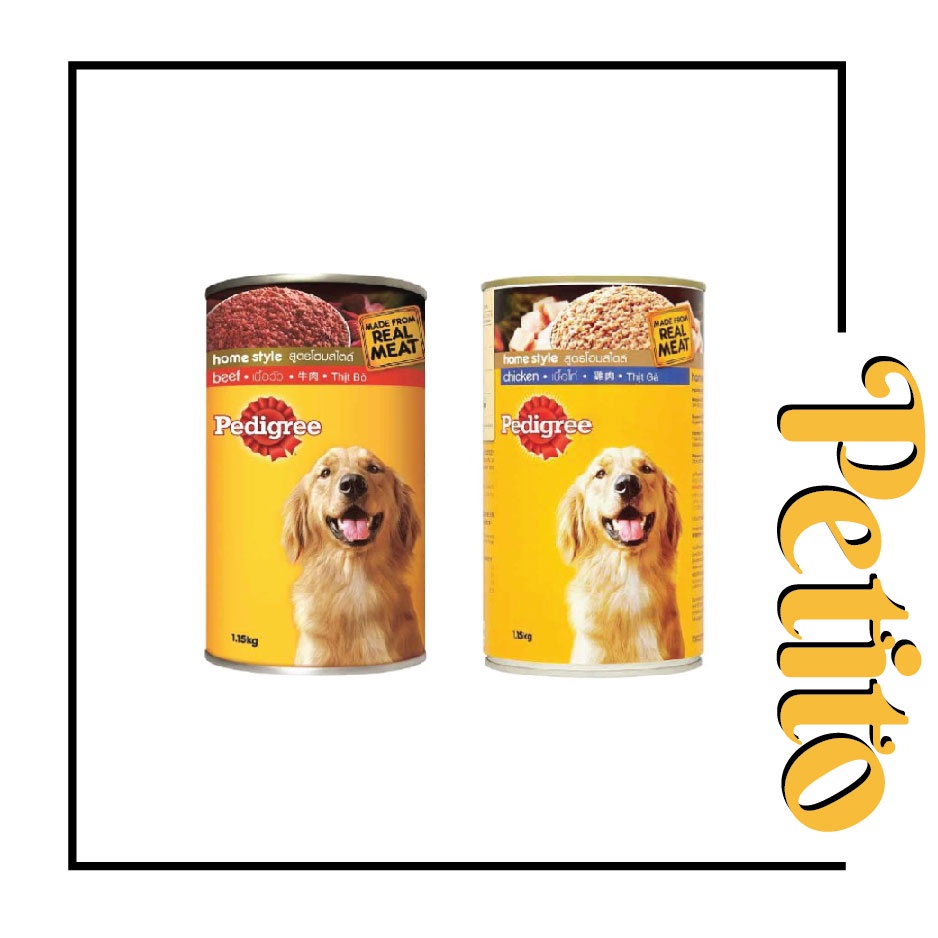PEDIGREE Can Dog อาหารเปียก ผู้ใหญ่ 1.15กก. / อาหารสุนัข