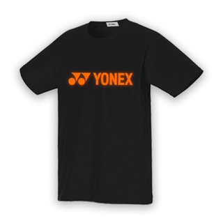 เสื้อกีฬาสีดำ BIGLOGO YONEX Orange