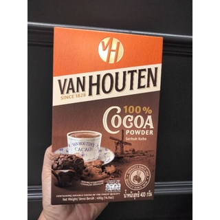 Van Houten Cocoa Powder  เครื่องดื่มโกโก้ 400กรัม