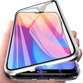 Topewon สําหรับ Vivo Y33s Y21 Y55s Y70s Y51s Y53s Y3 Y15 Y17 Y19 เคสแม่เหล็ก ดูดซับ โลหะ กันชน กระจกสองด้าน เคสป้องกัน