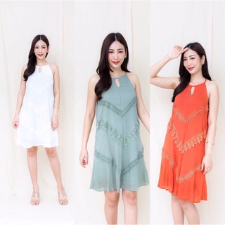 💚Mini dress bohemian เดรสสั้นสไตล์โบฮีเมี่ยน ชุดเดรสโบฮีเมี่ยน🌿งานน่ารักมาก🌿