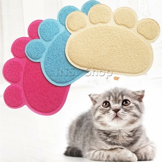 [A206] แผ่นดักทรายแมว พรมอุ้งเท้าแมวลับเล็บแมว Cat litter pad - Cat litter Mat