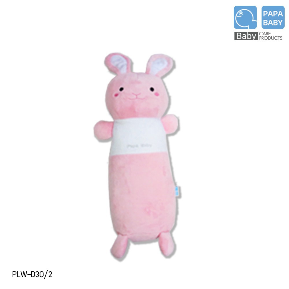 PAPA BABY หมอนข้างสำหรับเด็ก รุ่น PLW-D30 ผ้าเวลบัว ลายน้องสัตว์สุดน่ารัก *รุ่นขายดี* หมอนข้างเด็ก น