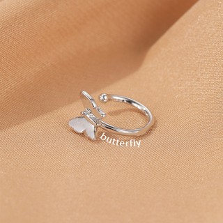 เอียร์คัฟลายผีเสื้อสีเงินสุดฮิต แปลกใหม่ไม่เหมือนใคร butterfly ear cuff