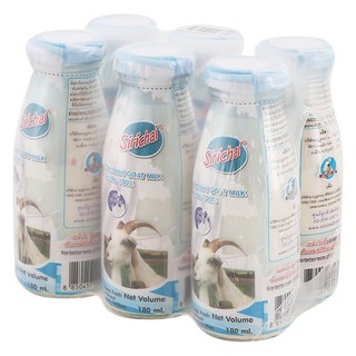 Sirichai Sterilized Goat Milk 180ml, Pack 6