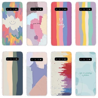 Samsung Galaxy s10 plus s10e เคส TPU นิ่ม ซิลิโคน ป้องกัน เคสโทรศัพท์