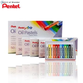 เพนเทล สีชอล์ค 12 ,16 ,25 ,36 ,50 สี Pentel Oil Pastels