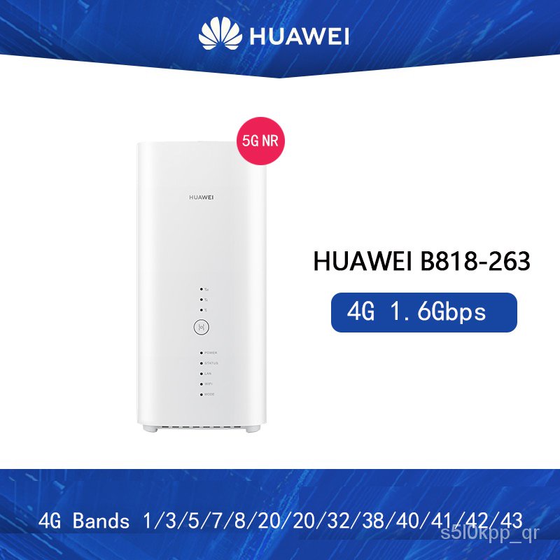 （2021）Huawei B818-263  full band LTE Cat19 CPE B818 4G+ 5G Pro RJ45 32 WiFi users 4*4 MIMO Australia version gryV #7