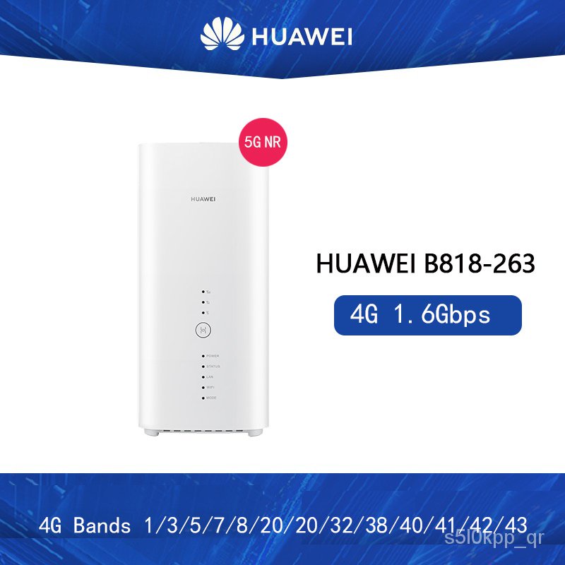 (2021)Huawei B818-263 full band LTE Cat19 CPE B818 4G+ 5G Pro RJ45 32 WiFi users 4*4 MIMO Australia version gryV #7