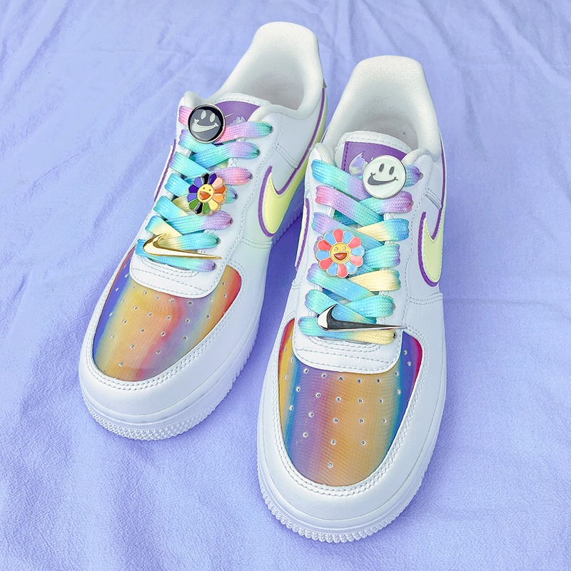 เข็มกลัด รูปดอกทานตะวัน af1 Air Force No. 1 เครื่องประดับอุปกรณ์เสริม aj1 รองเท้าผ้าใบตกแต่งเชือกผูกรองเท้าหัวเข็มขัดโลหะหัวเข็มขัด