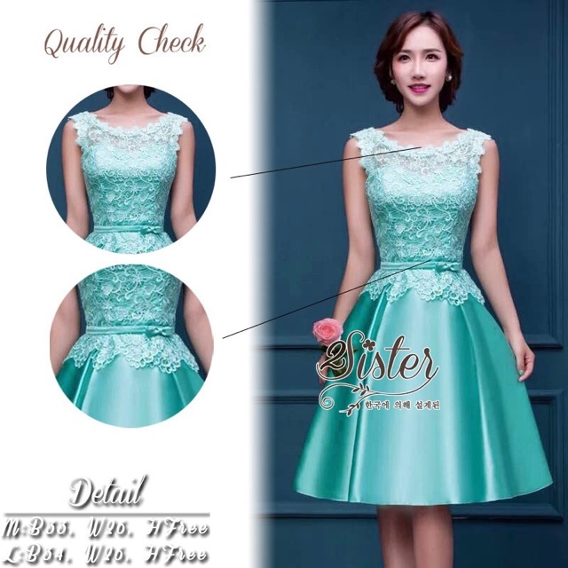 2sister made, Modern Sexy Elegant Dress style Sister Dorothy 4 สี