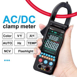 Mustool มัลติมิเตอร์ดิจิทัล AC DC แรงดันไฟฟ้า NCV นับ 6000 ครั้ง TrueRMS วัดอัตโนมัติ