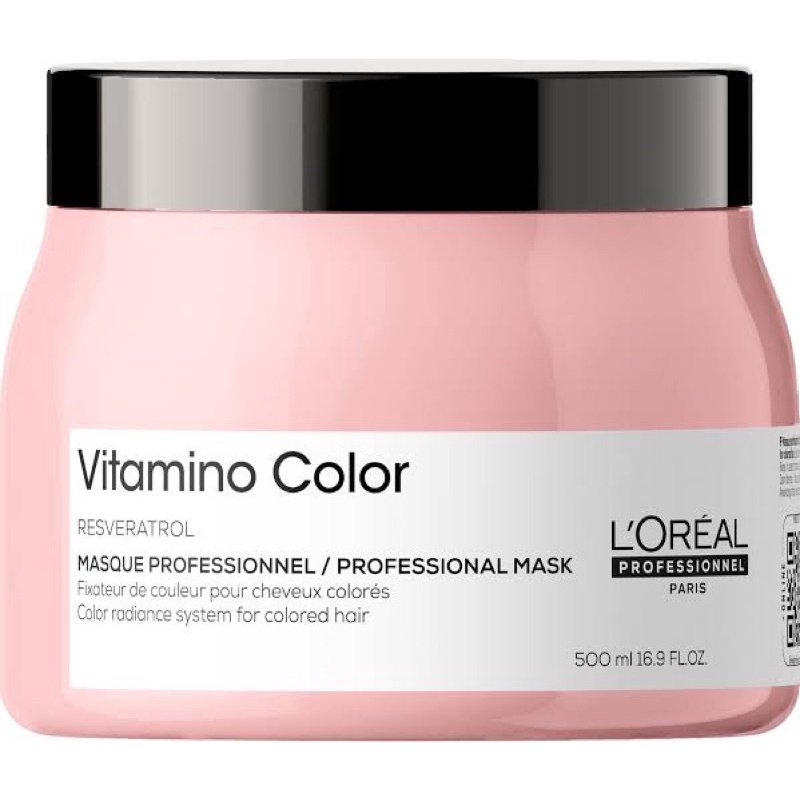 Loreal Serie Expert Resveratrol Vitamino Color Mask 500ml ลอริอัล วิตามินโน คัลเลอร์ มาส์ก