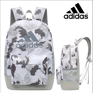 [สินค้าพร้อมจำหน่าย] [ของแท้ 100%] Adidas กระเป๋าเป้กีฬาสันทนาการนักเรียนชายและหญิงกระเป๋าเป้สะพายหลังความจุขนาดใหญ่