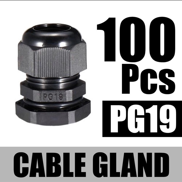 เคเบิ้ลแกลน PG19 100ชิ้น ไนล่อน