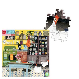 eeBoo Kitchen Chickens 1000 Piece Puzzle - จิ๊กซอว์รูปห้องครัว แบบ 1000 ชิ้น