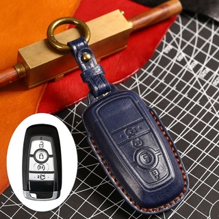 Ford Handmade Leather Key Case Raptor F150 Focus Focus Mondeo Sharp World Thermoforming Key Case