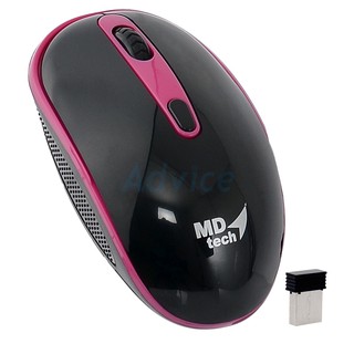 Wireless Optical Mouse USB MD-TECH (RF-159) Black/Pink