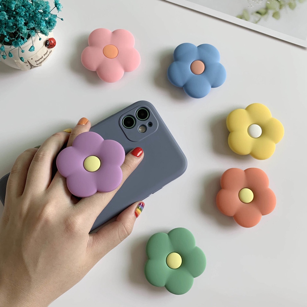 ที่วางโทรศัพท์ แท็บเล็ต แบบพับได้ ลายดอกไม้ จับง่าย สากล สําหรับ 12 Xiaomi