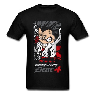 LYZH Luffy Tshirt Men Japan Anime Series T-shirt One Piece Tees Tokyo Ghoul Tops Monkey Gear 4 Cool Streetwear Friends G