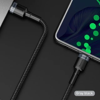 Baseus สายเคเบิล USB-C to USB-C 100W PD2.0 สายชาร์จเร็ว สำหรับ Type-C Fast Charge