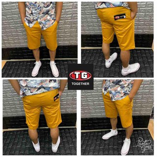 TG-Together Chino ขาสั้น (Yellow) งานแบรนด์ไทยตัดเย็บคุณภาพ