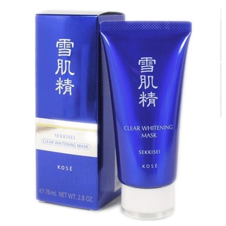 Kose  SEKKISEI Clear Whitening Mask 76ml ของแท้ 💯%