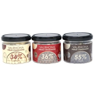 ช็อกโกแลตสอดไส้ขนมปัง Valrhona Perles Craquantes 75g