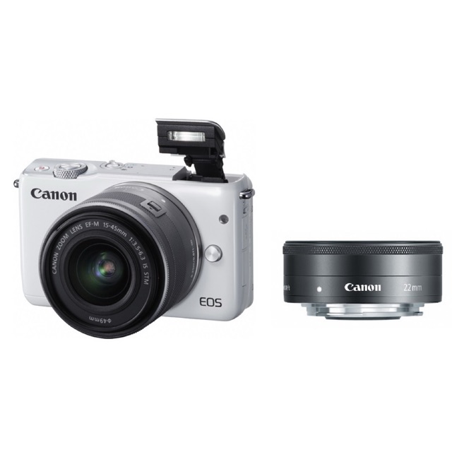 Canon eos m10 (มือสอง) สภาพดีมากก ได้2เลนส์