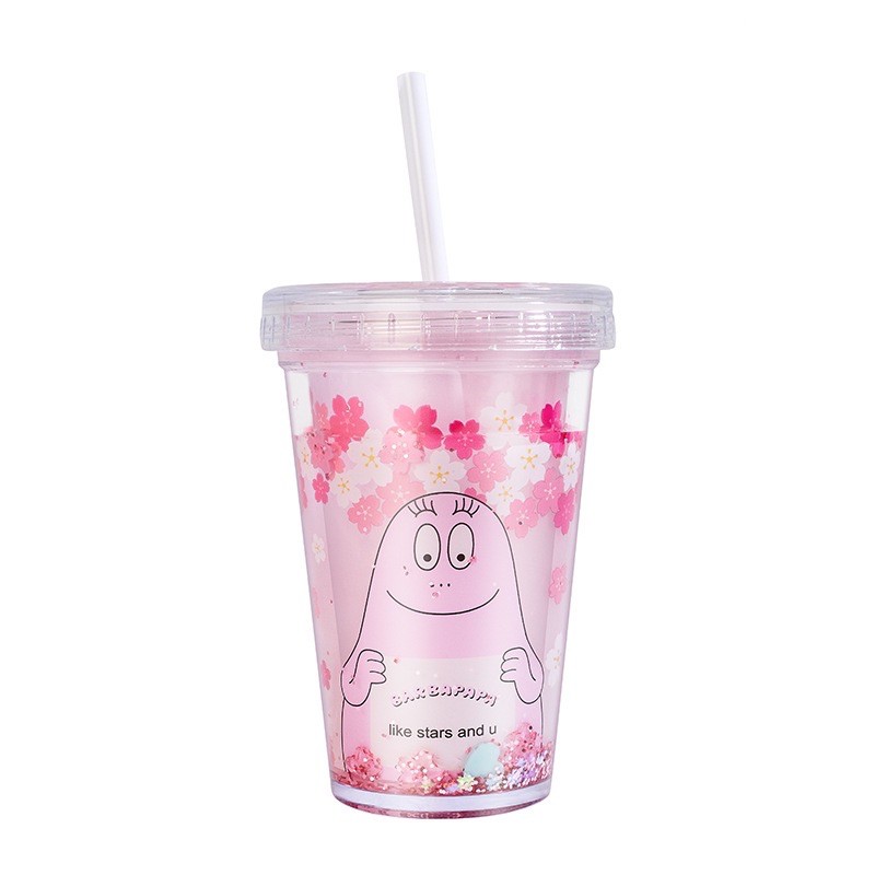 sale แก้วน้ำสองชั้น barbapapa