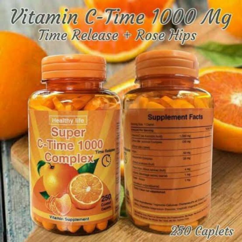 Healthy Life Vitamin C-time 1000 complex 250 เม็ด - napada8336 - ThaiPick