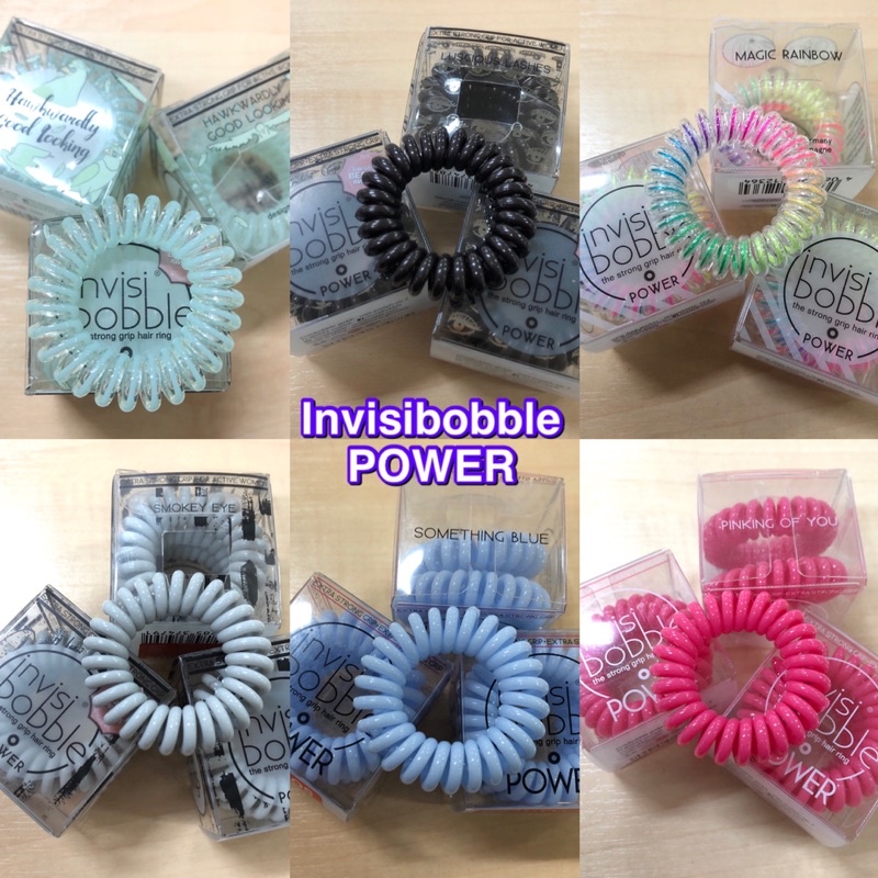 ยางรัดผม Invisibobble รุ่น Power สี Lusciuos Magic rainbow Harkwardly Pinking of you Something blue 