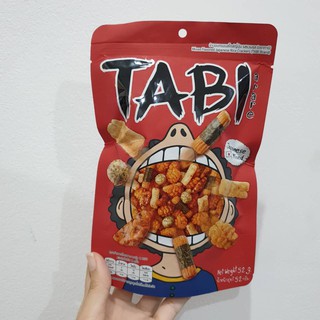 พร้อมส่ง !! Tabi ทาบิ ข้าวอบกรอบสไตล์ญี่ปุ่น (รสรวม) ห่อแดง 1 ซอง