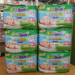 **** ขายยกลัง 6 ห่อ **** ( โฉมใหม่ )  Babylove เบบี้เลิฟ ห่อเล็ก S19 *6 = 114 ชิ้น