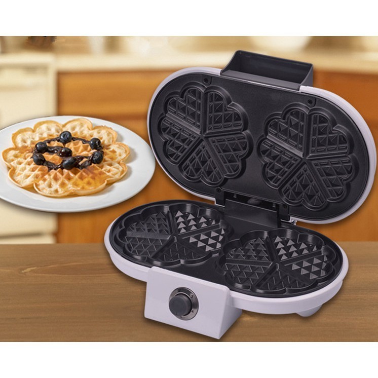 เครื่องทำวาฟเฟิล วาฟเฟิล 2ช่อง หัวใจ ZB-510 SOKANY เครื่องทำวาฟเฟิลไฟฟ้า