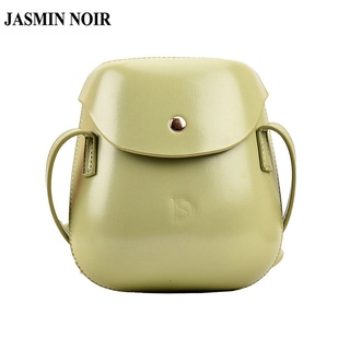 Jasmin NOIR กระเป๋าสะพายข้าง หนัง PU เรียบง่าย สําหรับผู้หญิง