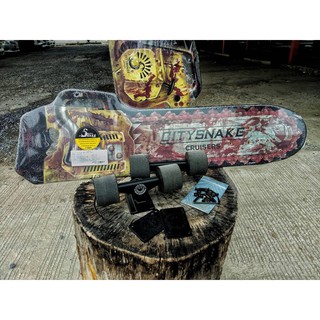 คัสต้อมสเก็ตบอร์ด Mini Cruiser แบรนด์ Black Market &amp; City Snake  พร้อมส่ง