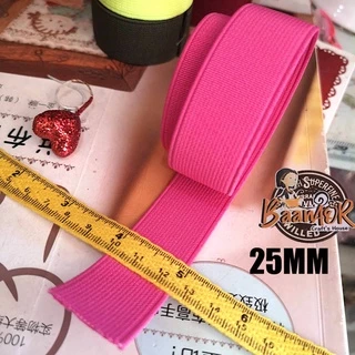 25mm ยางยืดวีนัส ยางยืด ยางยืดเอนกประสงค์ ขนาด 25 มิล x (แบ่งตัดความยาว 45 หรือ 90 cm) Rubber Elastic Braid