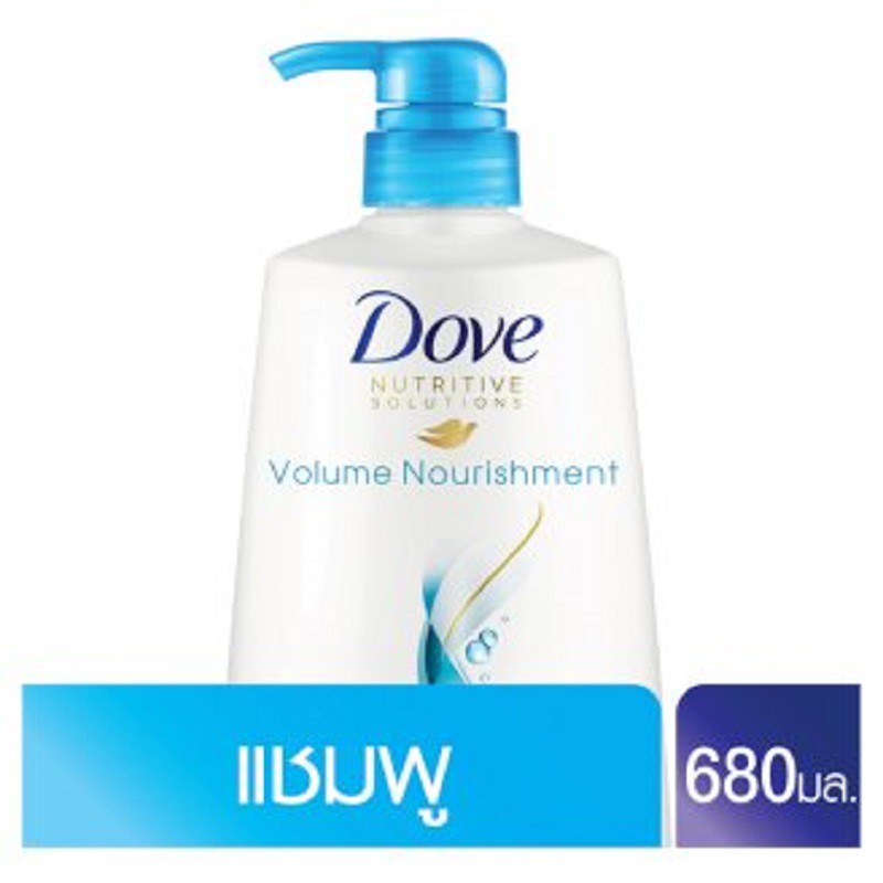 DOVE Shampoo Volume Norishment Light Blue 680 ML UNILEVER