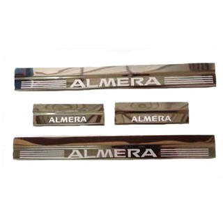 ชายบันไดสแตนเลส/สคัพเพลท นิสัสัน อัลเมาร่า Almera 2011-2019